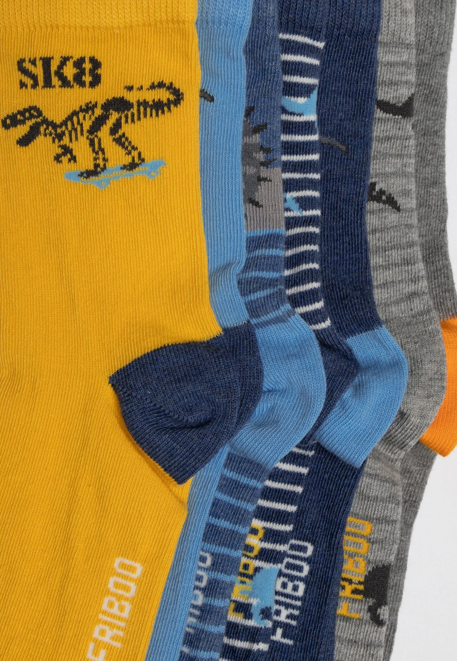 Friboo 7 Pack - Sokken - Multi-Coloured/Yellow/Dark Blue - Image 2