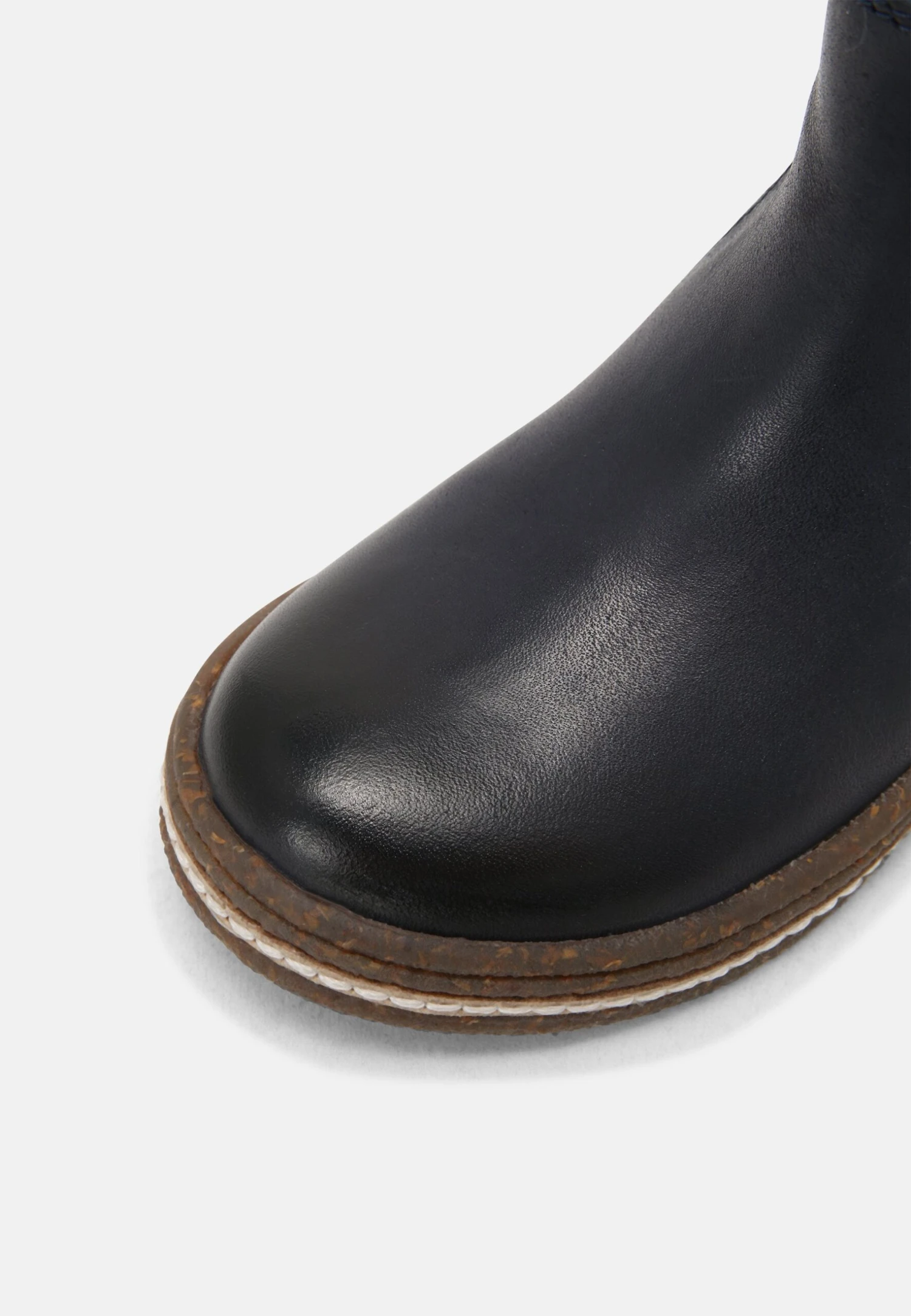 Friboo Leather Booties - Korte Laarzen - Dark Blue - Image 5