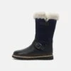 Friboo Leather - Snowboots- Dark Blue