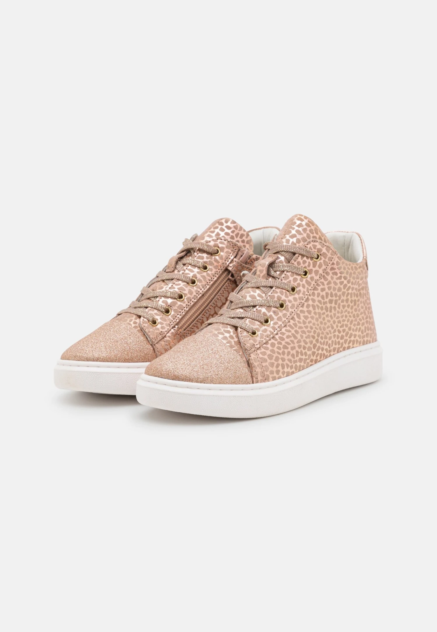 Friboo Leather - Sneakers Hoog - Rose Gold - Image 2