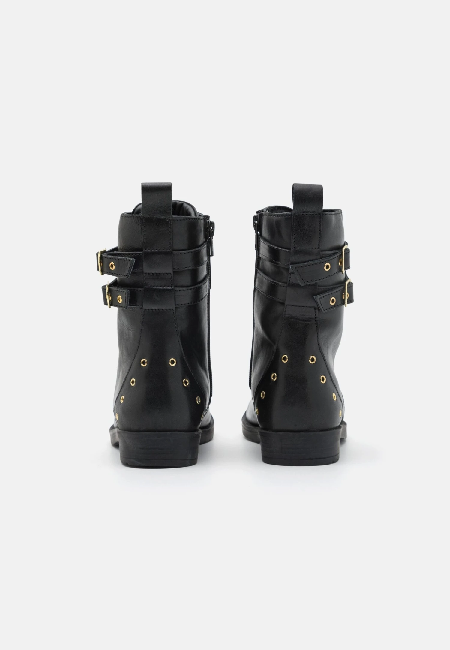 Friboo Leather Booties - Veterboots - Black - Image 3