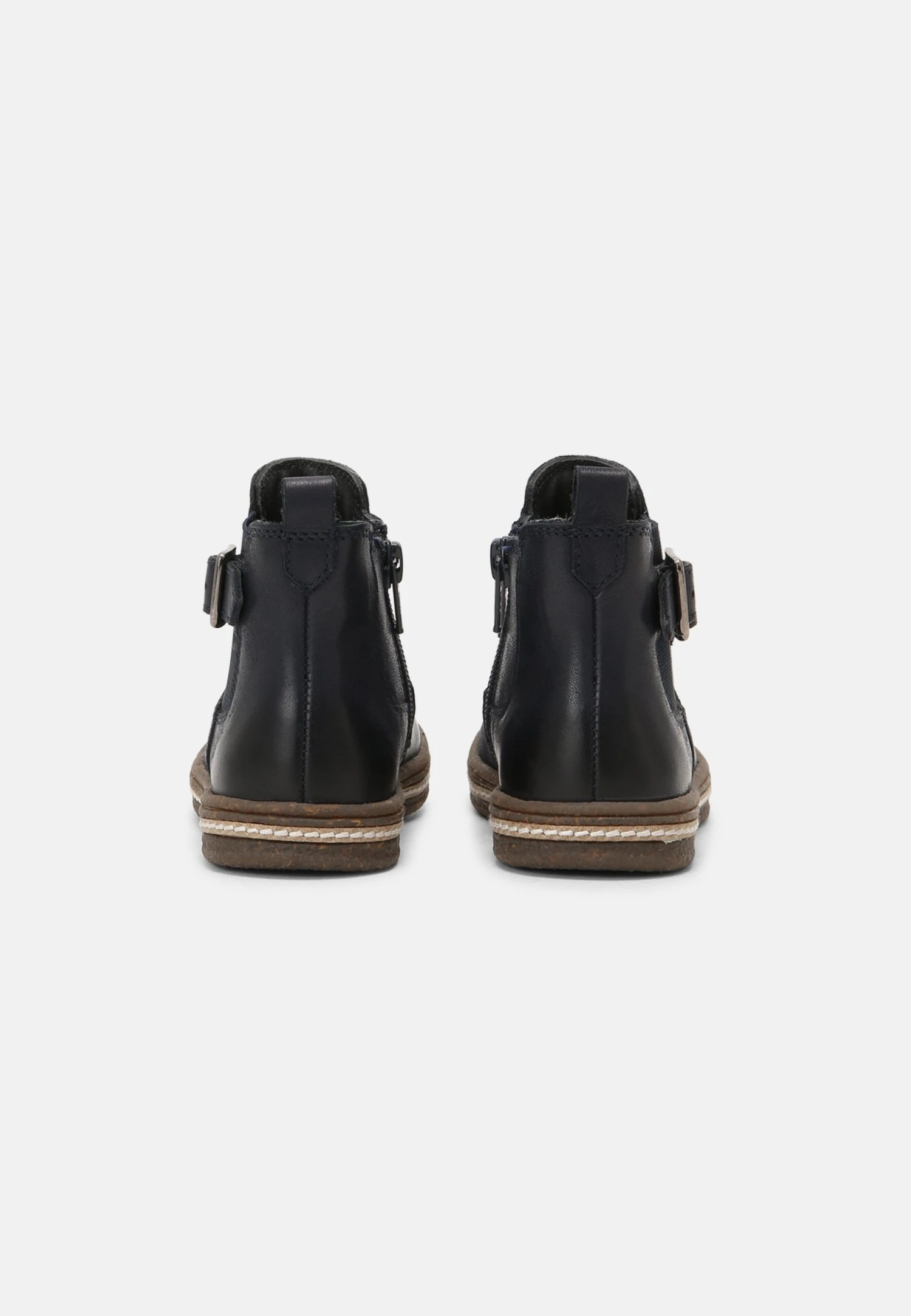 Friboo Leather Booties - Korte Laarzen - Dark Blue - Image 3